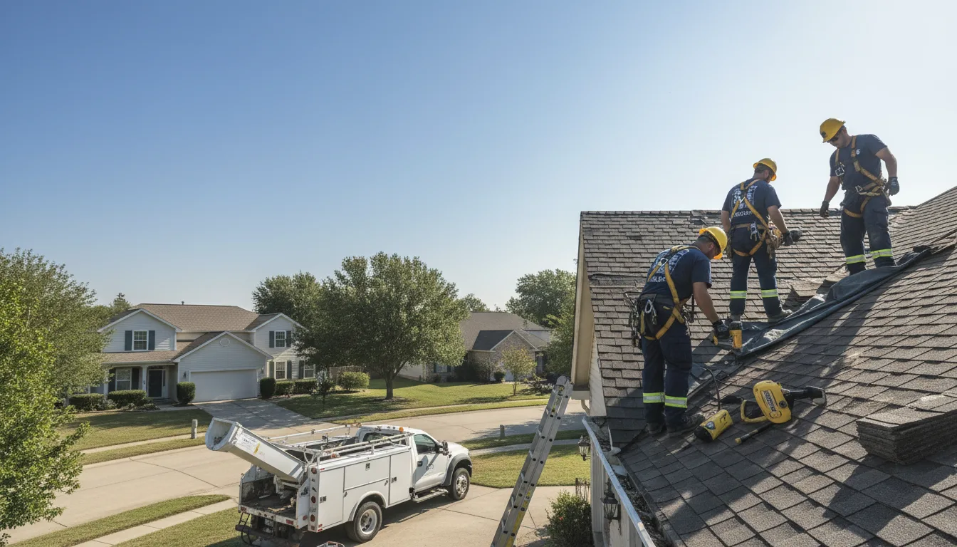 Hail Damage Roof Repair in Blairstown, MO